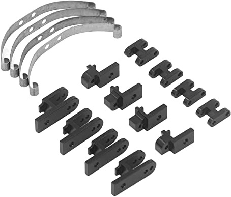 DOACT RC Leaf Spring Suspension, Rugged Shock Absorbing for 1/16 Scale -Road Cars, Compatible with -4m, Suitable for Rock Crawling & Trail Truck