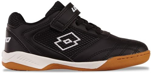Lotto Unisex Kinder Sneaker, Black White, 29 EU