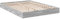 vidaXL Bettgestell Grau Sonoma 120x190 cm Holzwerkstoff