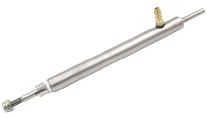 Arbre d'entraînement de bateau RC 4 mm en acier inoxydable de rechange avec raccord pour bateaux de pêche et bateaux miniatures - 15 cm