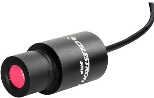 Celestron – 5MP CMOS Digital USB Microscope Imager – Digital Camera Captures Hi-Res Images and 30FPS Video – Perfect for Science Education and Classroom – Compatible with Mac OS and Windows