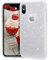 MATEPROX iPhone XS Hülle,iPhone X Hülle, Glitter Schutzhülle Glitzer Bling Handyhülle für 5,8 Zoll iPhone X/Xs-Silber