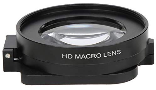 16X Makro Objektiv Filter, Action Kamera 58mm Makro Nahaufnahme Wasserdicht Tauchen Optische Glaslinsen Filter für GP8, GP9, GP10, GP11, GP12