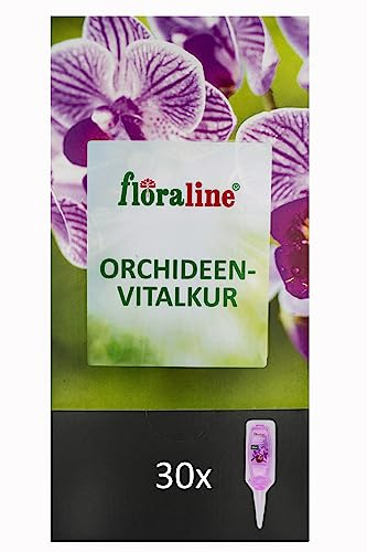 floraline® | 30er Set Orchideen - Vitalkur | für bis zu 60 Monate prächtige Blumen mit Wachstum und gesunde Blüten | Schonende Anwendung