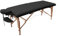 ZEN® StartUp Massageliege klappbar & Mobile Massagetisch aus Holz, stabile Massagebett - Massagebank höhenverstelbar, Tattoo & Kosmetikliege - Behandlungsliege mit Kopfteil, Armablage & Tasche Schwarz