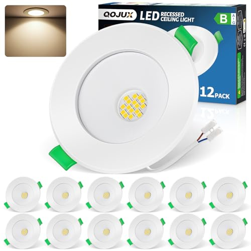 QOJUX LED Einbaustrahler 230V Energieklasse B, 800LM Neutralweiß LED Spots