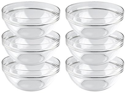 Josef Mäser GmbH, Luminarc, Serie Empilable, Ciotola 17 cm, set da 6 pz.