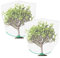 2 Packs Insect Bird Barrier Netting Mesh with Drawstring Garden Bug Netting Plant Cover for Protect Plant Fruits Flower