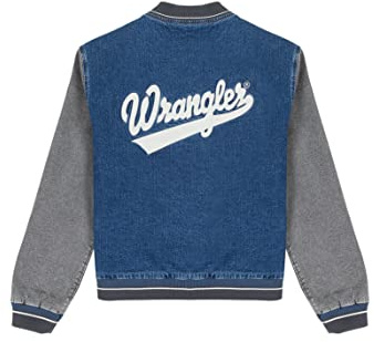 Wrangler Giacca da baseball da uomo, Lilla, M