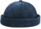 VIAUMBR Docker Cap Herren Damen Dockermütze Fischermütze Kappe Baumwolle Cap ohne Schild Mütze (40 Dunkelblau)