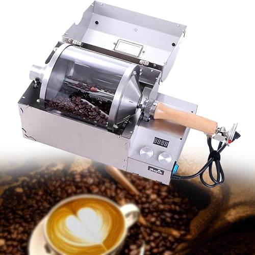 400g Kaffebönorrost Nötterrost Elektrisk Torrfruktrost Kafferost 1200w Elektriskt Kafferoster För Skrivbord,220V