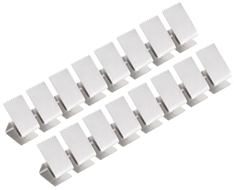 Clips para Huracanes, Clips para Ventanas Clips para Ventanas de Huracanes Herrajes para Contraventanas de Huracanes 16PCS Clips para Ventanas de Tormenta Reutilizables de Acero
