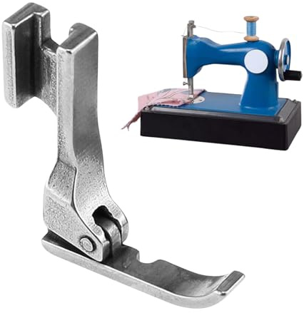 Pied de machine à coudre invisible en métal, pied presseur pour fermeture éclair invisible, outil de couture idéal pour les magasins de couture et les fournitures de couture