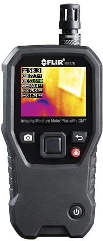 FLIR MR176 - Wärmebild-Feuchtigkeitsmessgerät - mit IGM (Infrarot-geführte Messung), austauschbarem Hygrometer, mit und ohne Stift, nur Messgerät