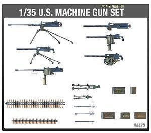 Academy US WW-II Maschinengewehr Set 1:35, Modellbau, Militär, Erwachsener, Unisex, Nicht faltbar