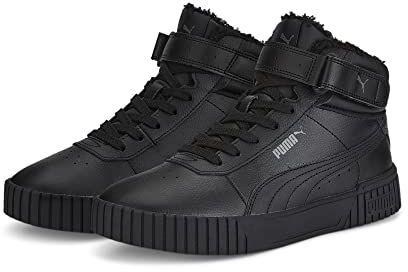 PUMA Damen Carina 2.0 Mid WTR Sneaker, Schwarz (Puma Black Puma Black Dark Shadow), 41 EU