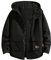 Norway Winterjacke Parka Herren Dick Warme Übergröße Steppjacke Winddichte Gefütterter Warmer Anorak Outdoor SKI Snowboard Jacke Mit Kapuze für den Winter M-5XL (04-Schwarz, 5XL)