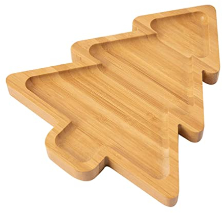 TOPBATHY Présentoir à Bijoux Bambou Plateau De Service De Bonbons Plateau à Collations De Bureau Pour Maison