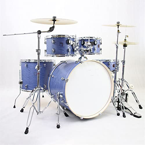 KESHUO Batería Tambores Acústicos 5 Tambores 3 Platillos para Principiantes Profesionales Tocando Percusión Instrumentos batería (Color : 01)