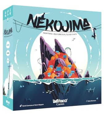 NEKOJIMA – Juego de Habilidad y Habilidad – A Partir de 7 años – 1 a 5 Jugadores – Ideal Entre Amigos y Familiares – de Madera – Excelente Regalo – Ambiente garantizado