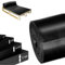 ETM SBR Gummimatte 120 x 50 cm. 1 mm - Meterware - Schwarz & Glatt - Bautenschutzmatte Antirutschmatte Gummi Boden Matte - Bodenbelag Gummiplatte Gummistreifen