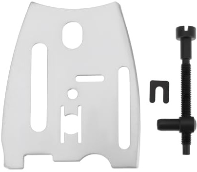 ECSiNG 1 Jeu de Tendeur de Chaîne à Vis Et Plaque Intérieure 501814801 501537101 Compatible avec JONSERED 625 630 670 2077 2083