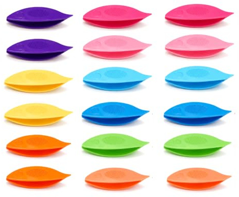 18PCS Navettes en Plastique pour Frivolité, Navettes en Plastique Colorées pour Dentelle DIY, Outil de Tissage Artisanat, Frivolité Navettes Plastique pour Création de Motifs Fins