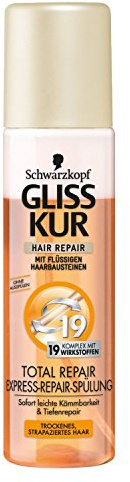 SchwarzKopf – Anti-Neuds-Spray, GLISS KUR Hair Repair – Cheveux secs und abîmes – 200 ml