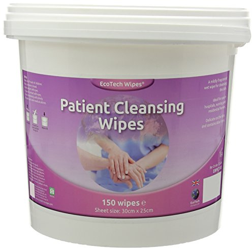 ECOTECH 706072 Patient Cleansing Wipes (Pack of 150)