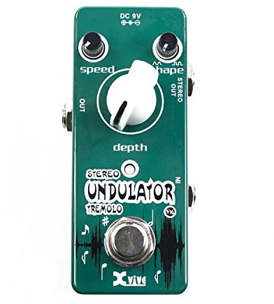 X Vive V16 Pedale Tremolo Stereo Analogico per Chitarra