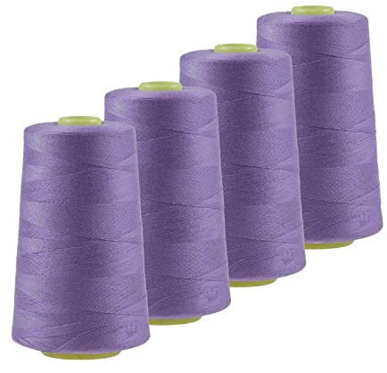 4 x 4572m Qualitäts Overlock-Garn Overlock-Nähgarn Oeko-Tex Farben 661 bis 700