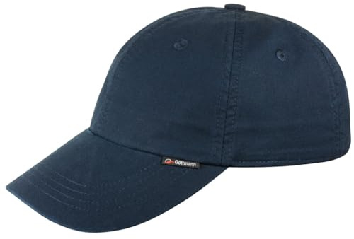 Palma Marin Bomull Baseballkeps UPF40+ - Göttmann, Marinblå, 59 cm