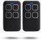 pepape 2 Stück Garagen-Fernbedienung für Hormann HSE1-868-BS, HSE4-868-BS, HS1-868-BS, HS4-868-BS, Kompatibel mit Hormann Bisecur 868,3MHz Gate Handsender