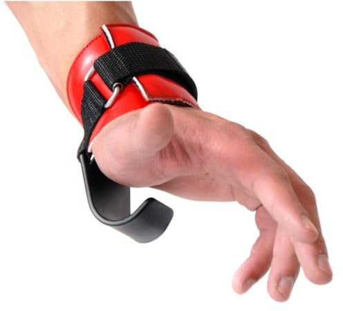 Sportech Italia - Ganci Palestra con Imbottitura e chiusura a strappo, Hand Grip sollevamento pesi Versa Grip Allenamento Potenziamento Muscolare fdoBody Building Fitness
