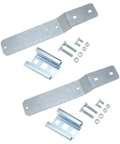 2Pack Slow Moving Vehicle Triangle Sign Mounting Kit for Golf Cart Includes 1 Tractor Bracket 1 Street Sign Bracket 4 Bolts and 4 Nuts