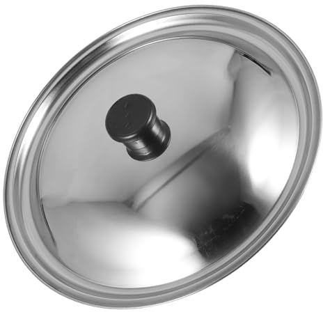 OFFSCH Stainless Steel Pan Lid 11.02 in Round Pot Lid for Frying Pans Saucepan and Pots Anti-Scald Handle Dishwasher Safe Kitchen Cover for Cooking 1 Piece