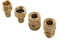 4 adattatori per tubi idropulitrici M22 15 mm e 14 mm, struttura in ottone per una maggiore durata (M22-15 mm 3/8)