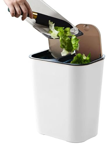 Cubo Doble De Basura Cubo Con Combinación De Reciclaje
