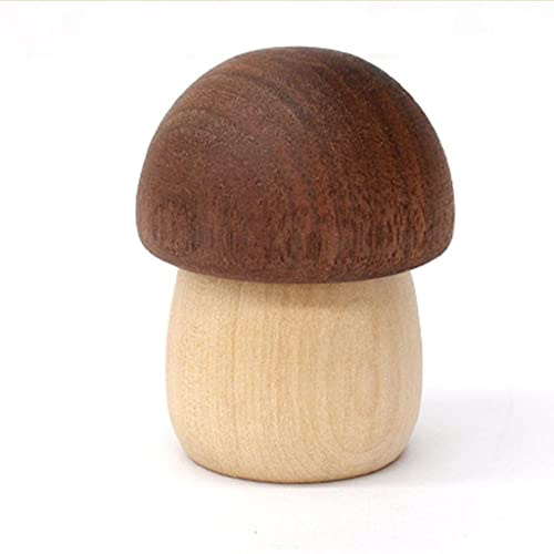 Wayfadacc Distributeur de trombones magnétique en forme de champignon - Joli support de bureau - Large ouverture facile