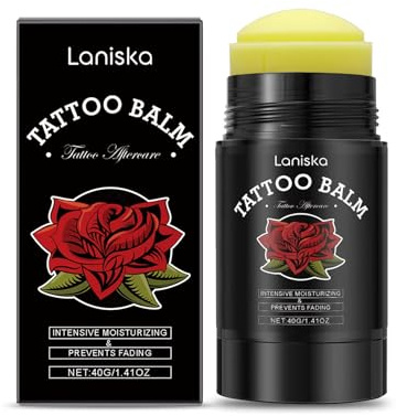 Crema Tatuaggi, Cura per le Pelli Tatuate | Tattoo Crema per la Cura e Mantenimento dei Tatuaggi, Rafforza i Colori del Tatuaggio