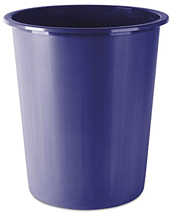 Danube D305–10 Corbeille à papier, 14L, bleu
