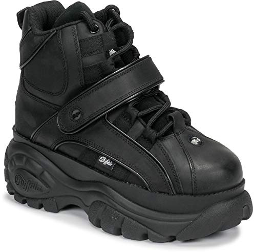 Buffalo London 1348-14 2.0, Basket Femme, 37 EU Noir