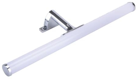BARCELONA LED - Aplique Espejo Baño LED 6W | Luz para Espejo de Baño. Lámpara de Pared Interior IP44, resistente al agua. Diseño Moderno en Cromo y Mate Opal