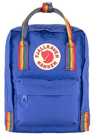 Fjällräven Kånken Mini Cobalt Blue - Rainbow Pattern
