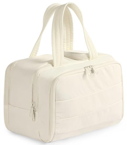 Aucuu Reise Kulturbeutel, Volle Größe Kulturbeutel, Kosmetiktasche Damen, Reise Make-up Taschen Organizer, Groß Waschtasche Make up Tasche mit Griff für Zubehör, für Damen Herren