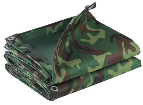 Lona impermeable resistente, varios tamaños (1,5 x 2 m, 1,2 x 1,5 m, 1,2 x 1,8 m, 2 x 3 m, 4 x 6 m, 5 x 5 m) – Sábana de suelo de camping con ojales para tienda de campaña y uso al aire libre