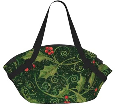 Hnnkloy Acebo,Esterilla de Camping portátil, Manta de Picnic Plegable Multifuncional Que también Sirve como Bolsa de Camping para Viajes.
