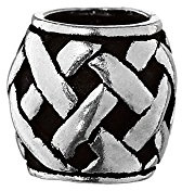 NKlaus Bijoux de cheveux Perle de barbe Motif celtique 925 argent sterling Perle bouclée 6395
