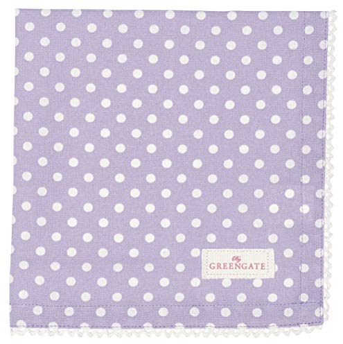 GreenGate - Serviette - Stoffserviette - Spot - Lavender/lila - Baumwolle - 40 x 40 cm