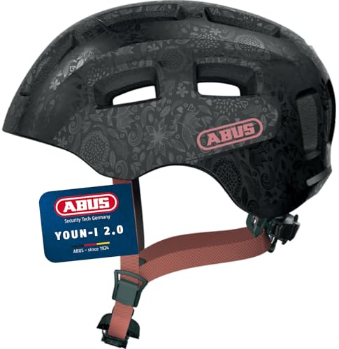 ABUS Youn-I 2.0 bike helmet - with light for children, teenagers and young adults - for girls and boys